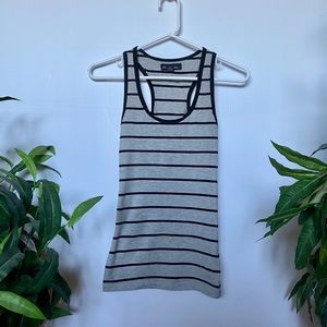 ✨2 FOR 20 ✨ - Grey and Black Racer Back Tank